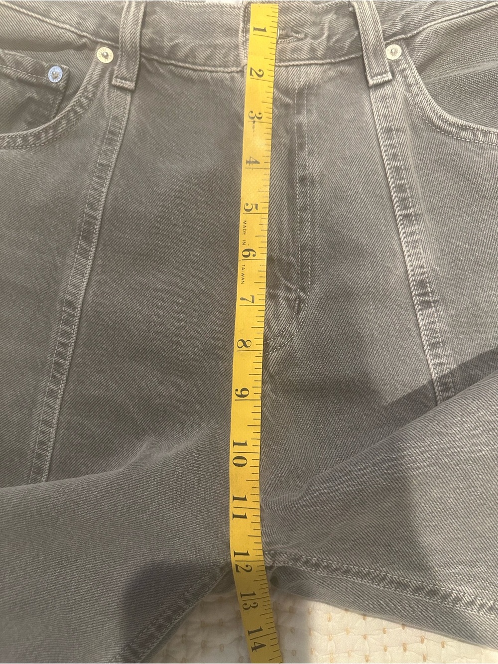 Agolde Kristen high-rise wide-leg jeans in a grey faded 'Dollar' wash - Picture 13 of 15
